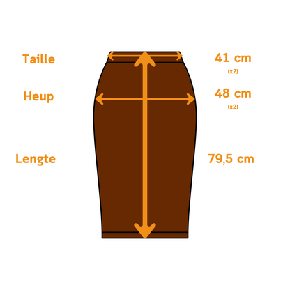 Herfstige geruite rok